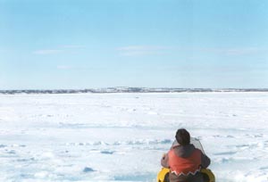 Snowmobile ride